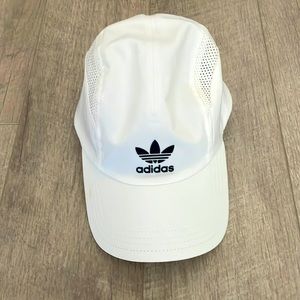 Adidas White Workout Hat Flyknit